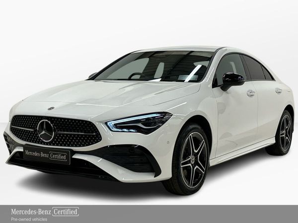 Mercedes-Benz CLA-Class Saloon, Petrol Plug-in Hybrid, 2023, White