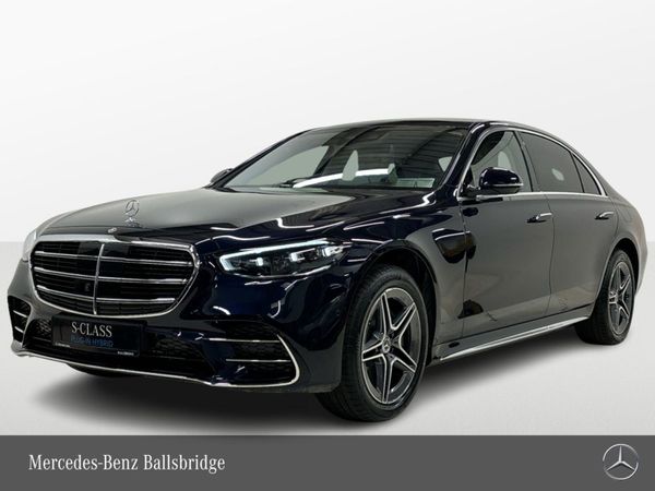 Mercedes-Benz S-Class Saloon, Petrol Plug-in Hybrid, 2024, Blue