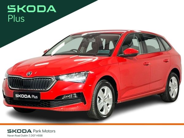 Skoda Scala Hatchback, Petrol, 2021, Red