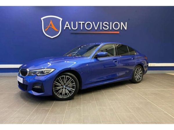 BMW 3-Series Saloon, Petrol Plug-in Hybrid, 2019, Blue