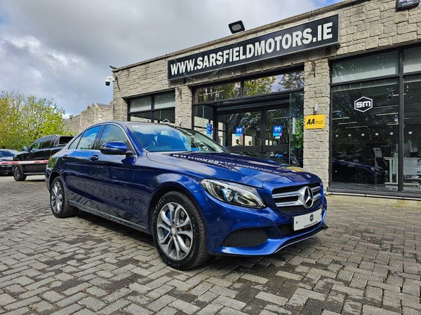 Mercedes-Benz C-Class Saloon, Petrol Plug-in Hybrid, 2017, Blue