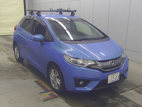 Honda Fit Hatchback, Petrol Hybrid, 2014, Blue