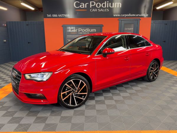 Audi A3 Saloon, Petrol, 2016, Red