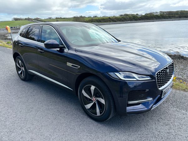 Jaguar F-Pace SUV, Petrol Hybrid, 2021, Blue