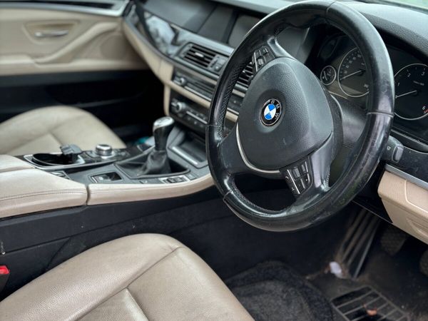 BMW 5-Series Saloon, Diesel, 2012, Silver