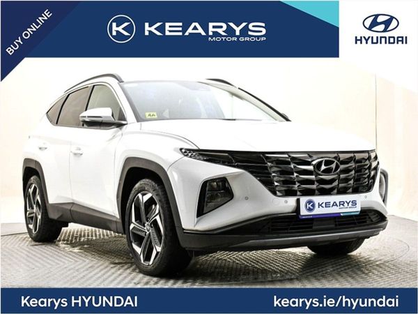 Hyundai Tucson SUV, Petrol Hybrid, 2024, White