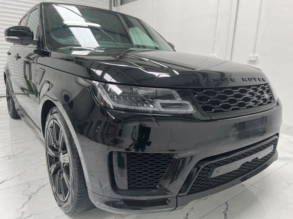 Land Rover Range Rover Sport SUV, Petrol Hybrid, 2021, Black