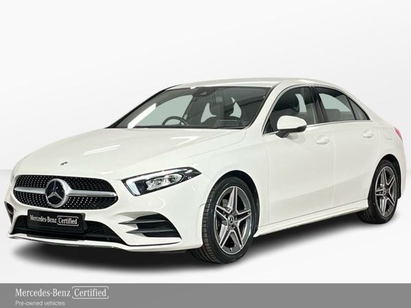 Mercedes-Benz A-Class Saloon, Petrol, 2021, White