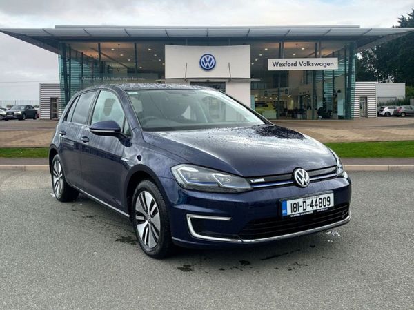 Volkswagen e-Golf Hatchback, Electric, 2018, Blue