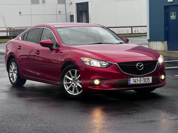 Mazda 6 Saloon, Diesel, 2014, Red