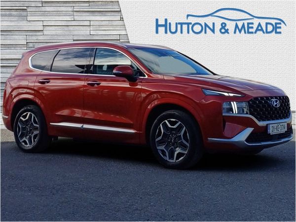 Hyundai Santa Fe SUV, Petrol Plug-in Hybrid, 2021, Red