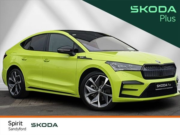 Skoda Enyaq Coupe, Electric, 2023, Green