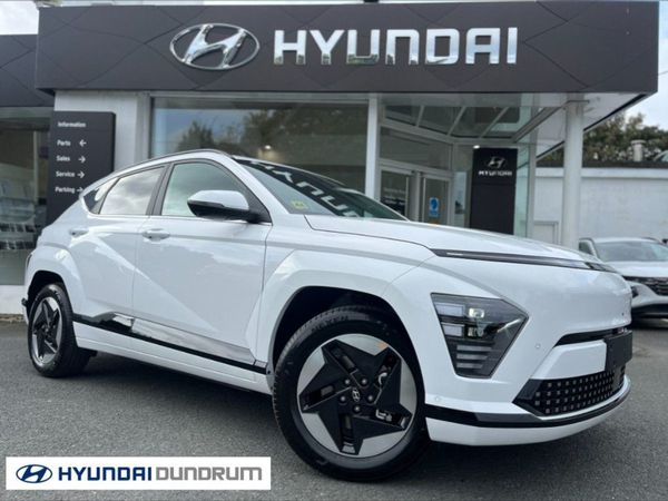 Hyundai KONA SUV, Electric, 2024, White