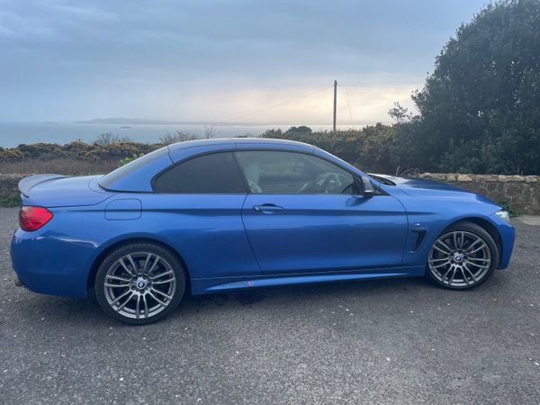 BMW 4-Series Convertible, Diesel, 2015, Blue
