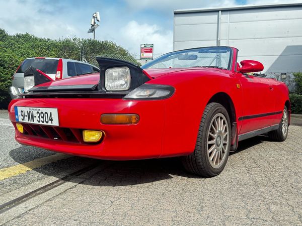 Toyota Celica Convertible, Petrol, 1991, Red