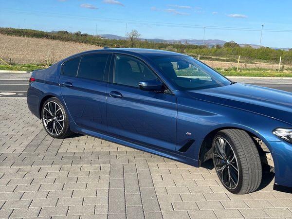 BMW 5-Series Saloon, Diesel, 2021, Blue