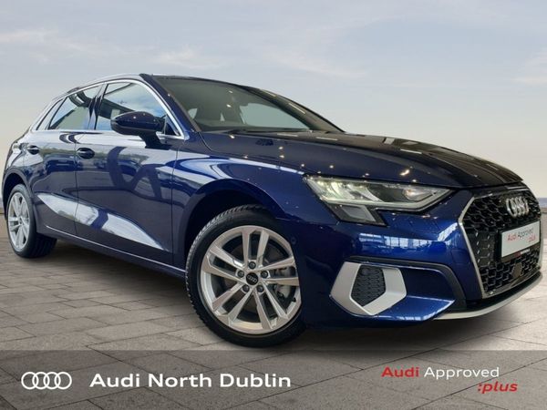 Audi A3 Hatchback, Petrol Plug-in Hybrid, 2024, Blue