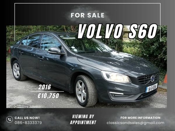 Volvo S60 Saloon, Diesel, 2016, Grey