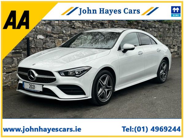 Mercedes-Benz CLA-Class Coupe, Petrol Plug-in Hybrid, 2021, White
