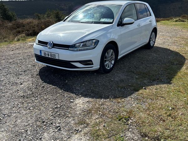 Volkswagen Golf Hatchback, Petrol, 2018, White