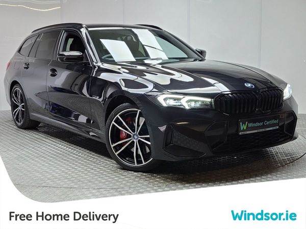 BMW 3-Series Estate, Petrol Plug-in Hybrid, 2023, Black