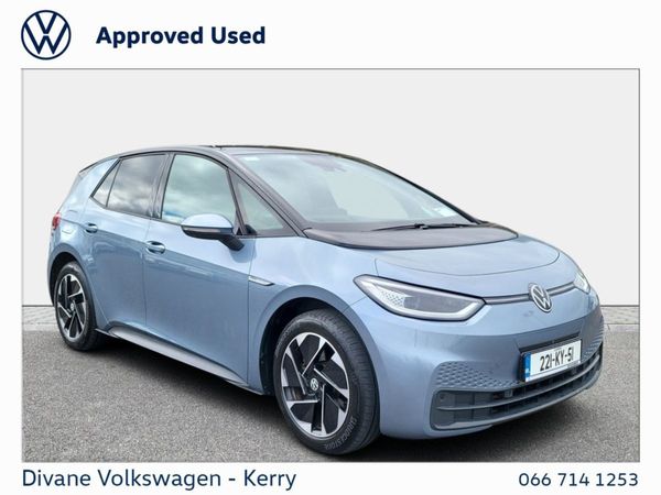 Volkswagen ID.3 Hatchback, Electric, 2022, Blue