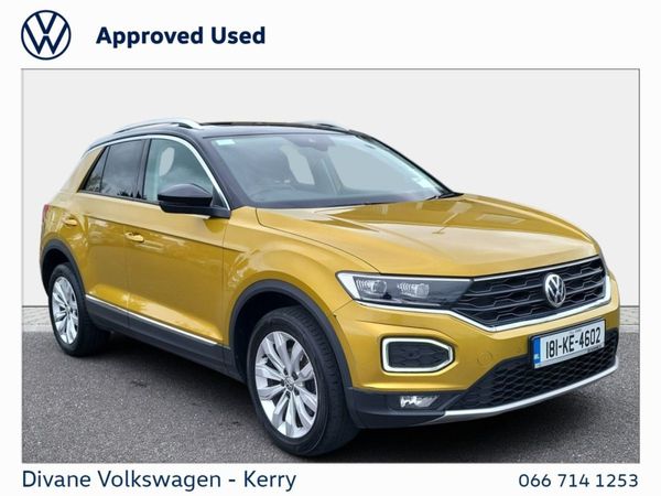 Volkswagen T-Roc SUV, Petrol, 2018, Yellow