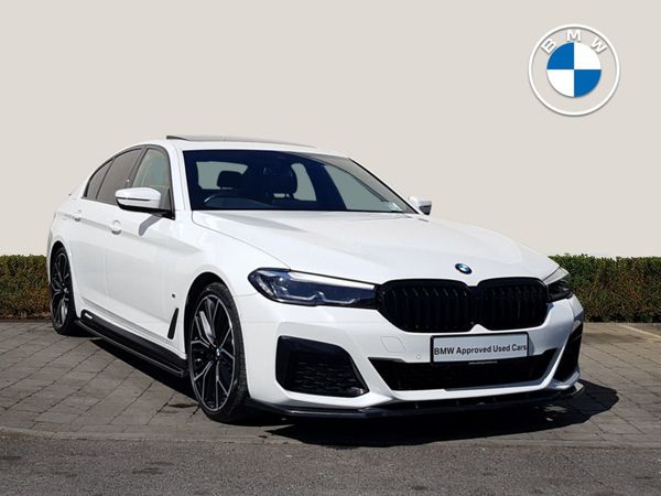 BMW 5-Series Saloon, Diesel, 2021, White