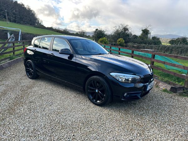 BMW 1-Series Hatchback, Diesel, 2017, Black
