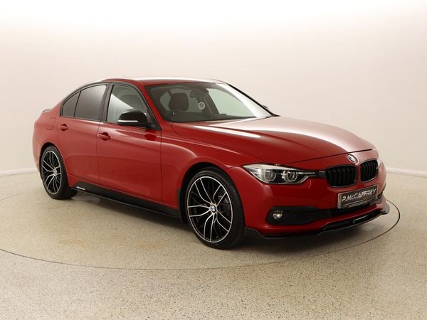 BMW 3-Series Saloon, Diesel, 2018, Red