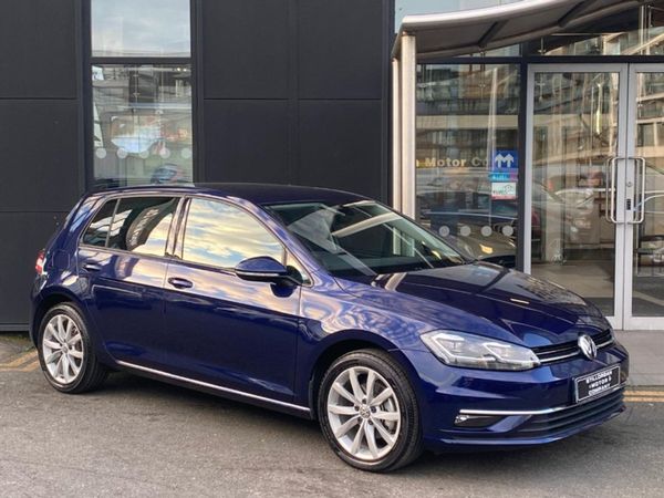 Volkswagen Golf Hatchback, Petrol, 2019, Blue