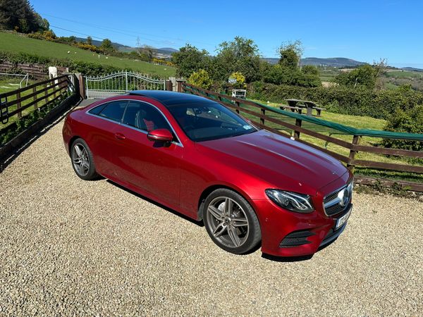 Mercedes-Benz E-Class Coupe, Diesel, 2017, Red