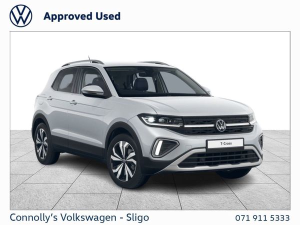 Volkswagen T-CROSS Crossover, Petrol, 2024, Silver