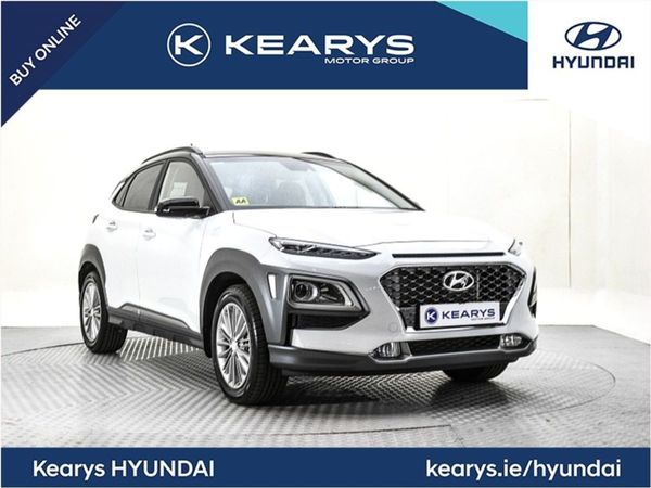 Hyundai KONA Crossover, Petrol, 2019, White