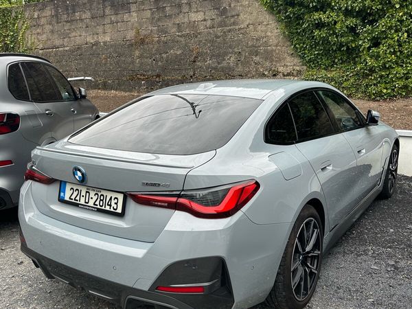 BMW i4 Saloon, Electric, 2022, Grey