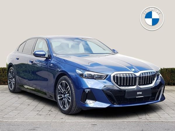 BMW 5-Series Saloon, Petrol Plug-in Hybrid, 2024, Blue