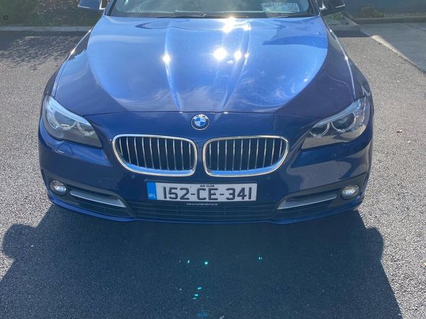BMW 5-Series Saloon, Diesel, 2015, Blue