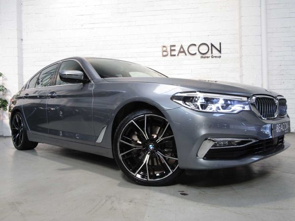 BMW 5-Series Saloon, Petrol Plug-in Hybrid, 2017, Grey