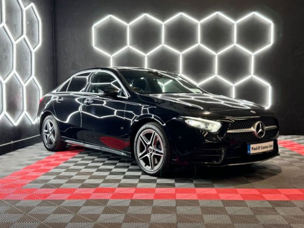 Mercedes-Benz A-Class Saloon, Hybrid, 2021, Black