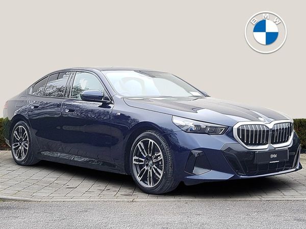 BMW 5-Series Saloon, Petrol Plug-in Hybrid, 2024, Blue