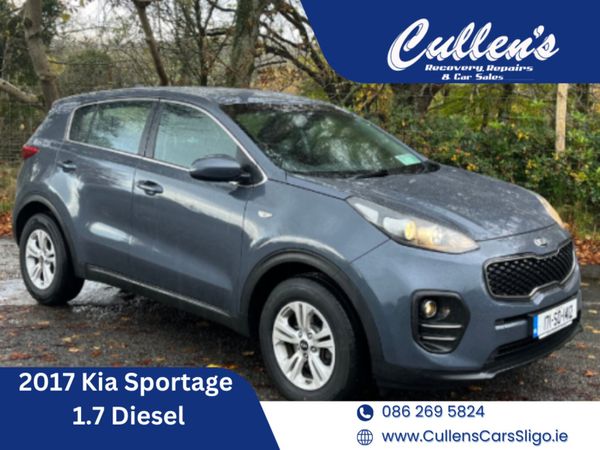 Kia Sportage SUV, Diesel, 2017, Blue
