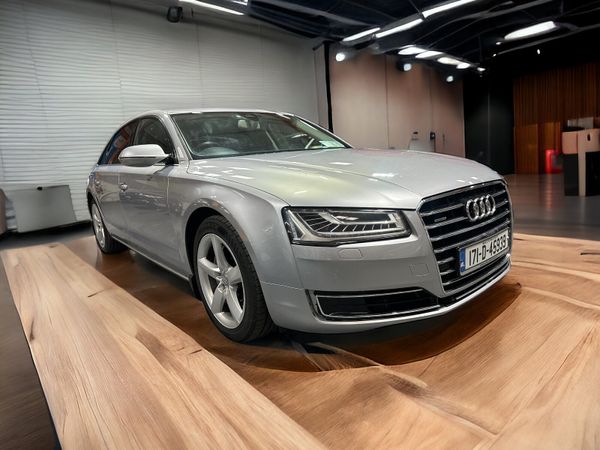 Audi A8 Saloon, Diesel, 2017, Silver