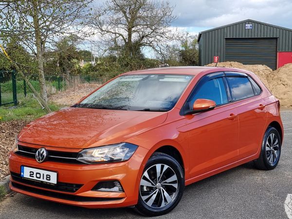 Volkswagen Polo Hatchback, Petrol, 2018, Orange