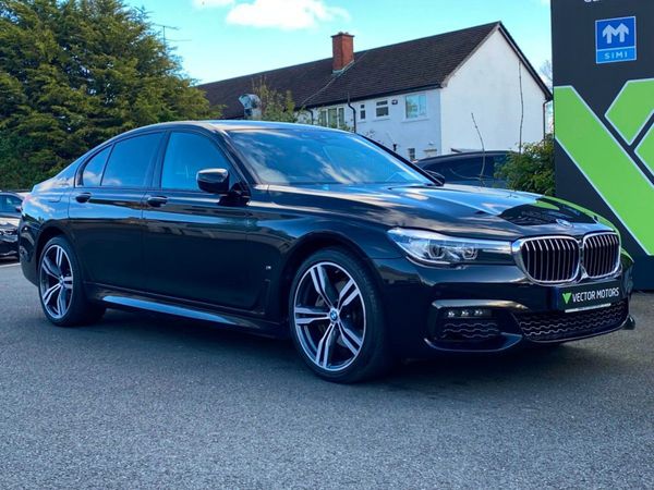 BMW 7-Series Saloon, Petrol Plug-in Hybrid, 2019, Black