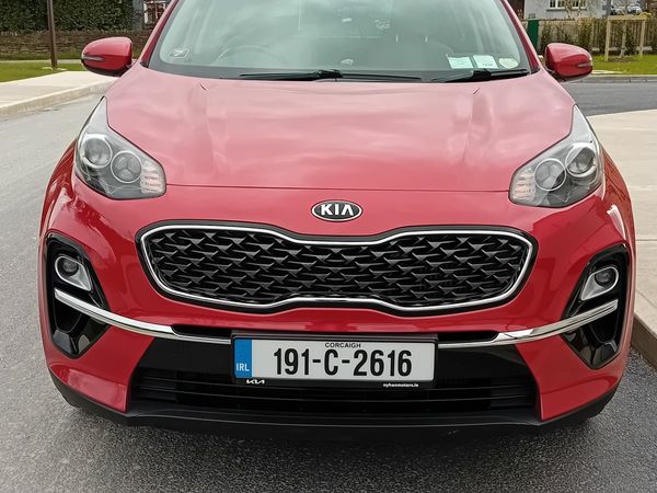 Kia Sportage SUV, Diesel, 2019, Red
