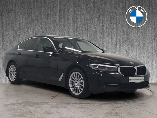 BMW 5-Series Saloon, Petrol Plug-in Hybrid, 2021, Black