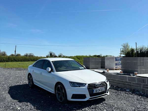 Audi A4 Saloon, Diesel, 2018, White