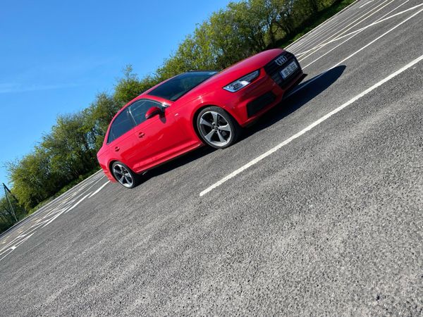 Audi A4 Saloon, Diesel, 2018, Red