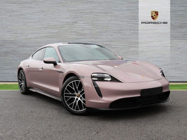 Porsche Taycan Hatchback, Electric, 2024, Pink