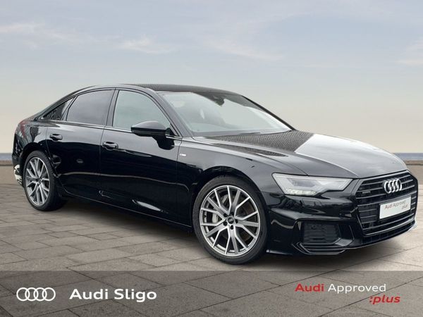 Audi A6 Saloon, Petrol Hybrid, 2023, Black